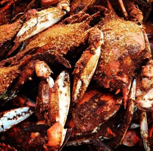 steamed crabs