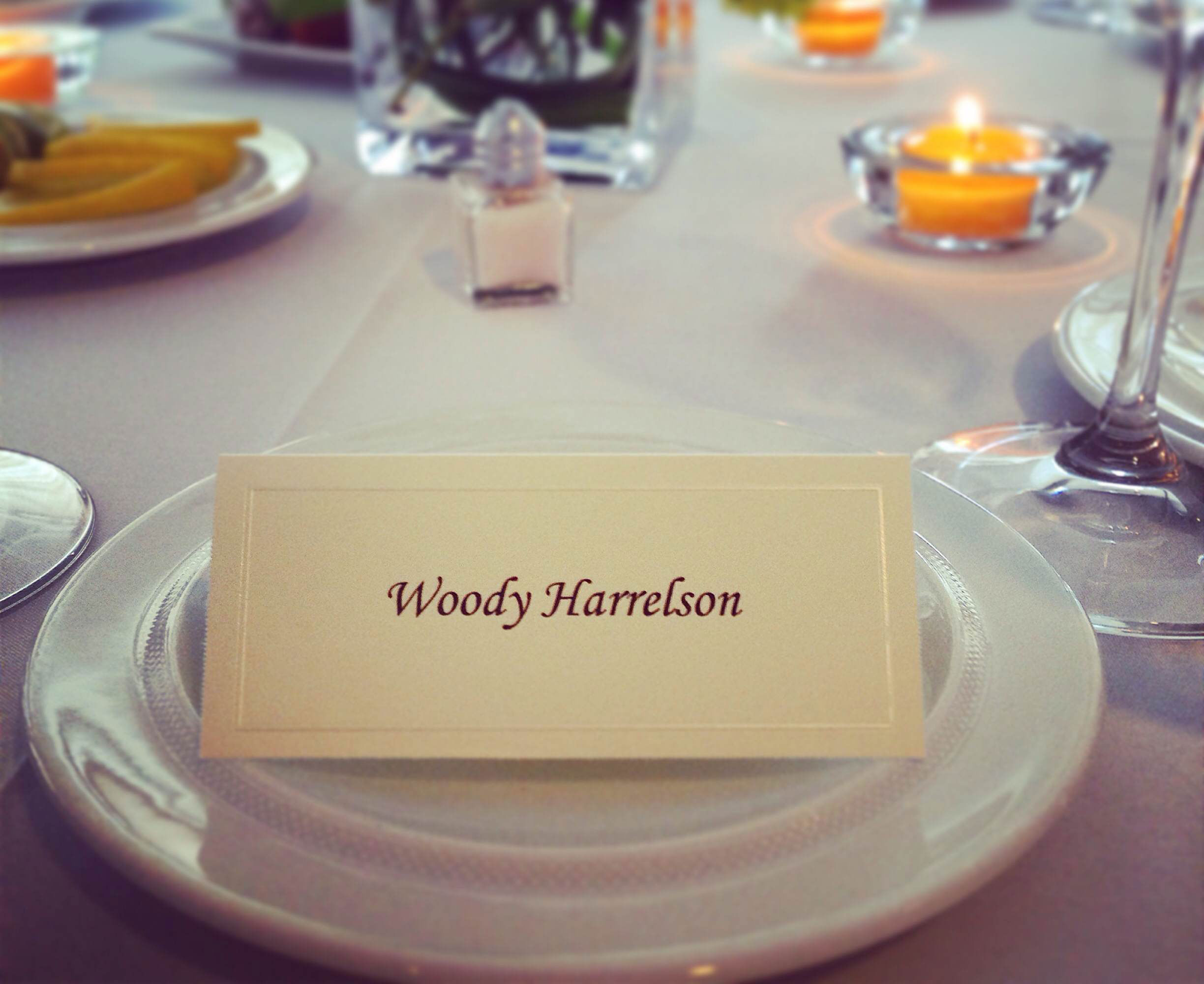Woody Harrelson at the Inn at the Black Olive